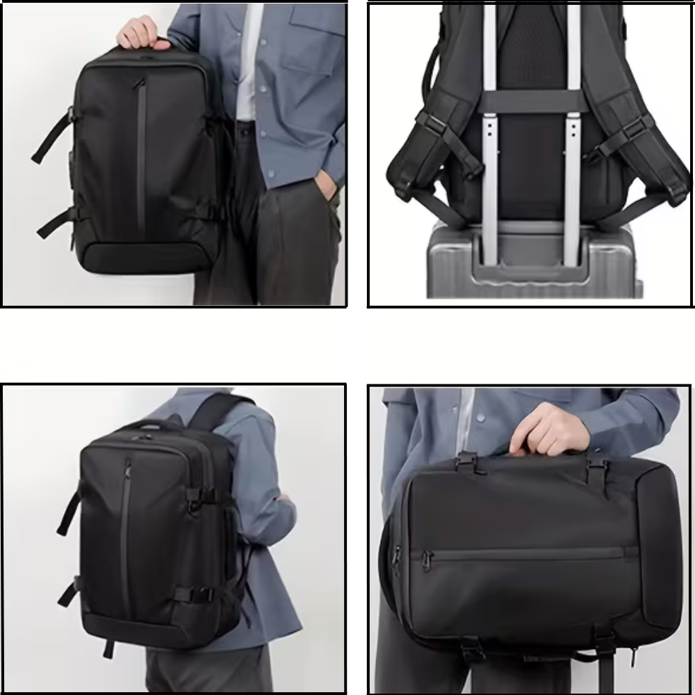 Mochila de Viaje Expandible con Compresión al Vacío
